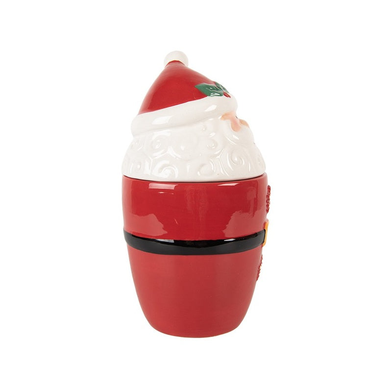 Clayre & Eef - Mug 300ml - Père Noël (couvercle+cuillère)