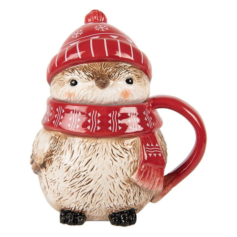 Clayre & Eef mug 500ml oiseau