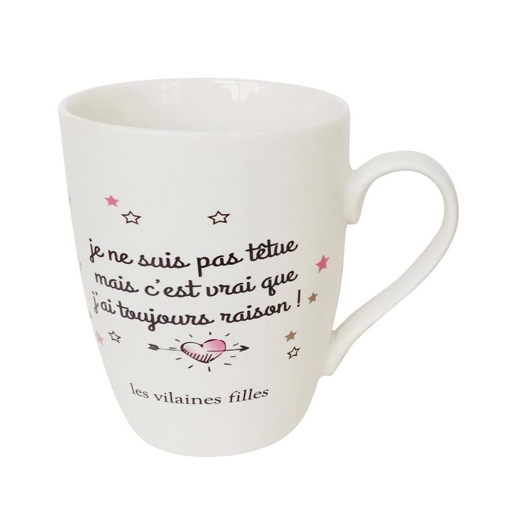 Les Vilaines Filles - Mug 400ml - Je ne suis pas têtue