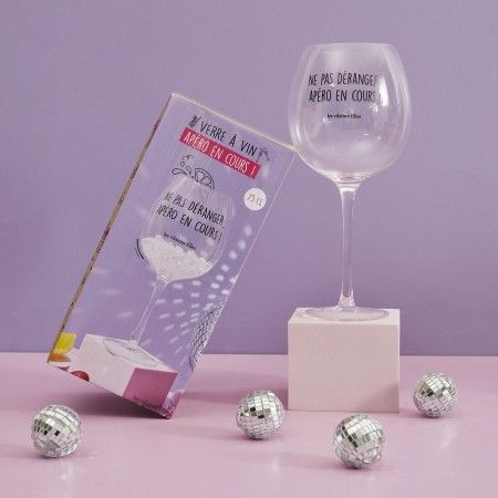 Les Vilaines Filles - Verre à vin - APERO EN COURS 75cl
