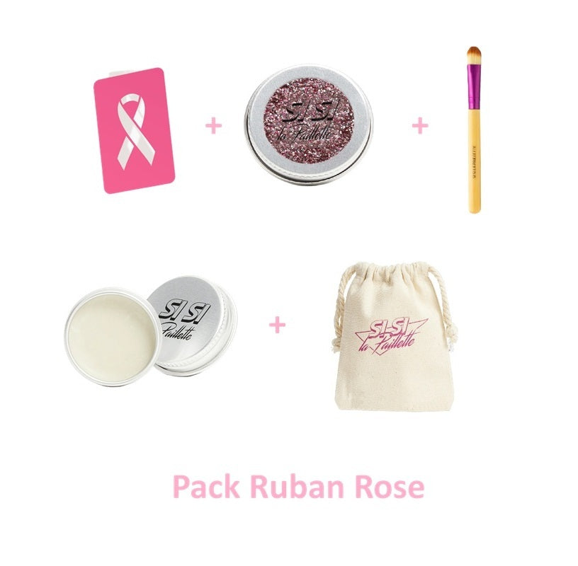 Si Si La Paillette Pack Ruban Rose