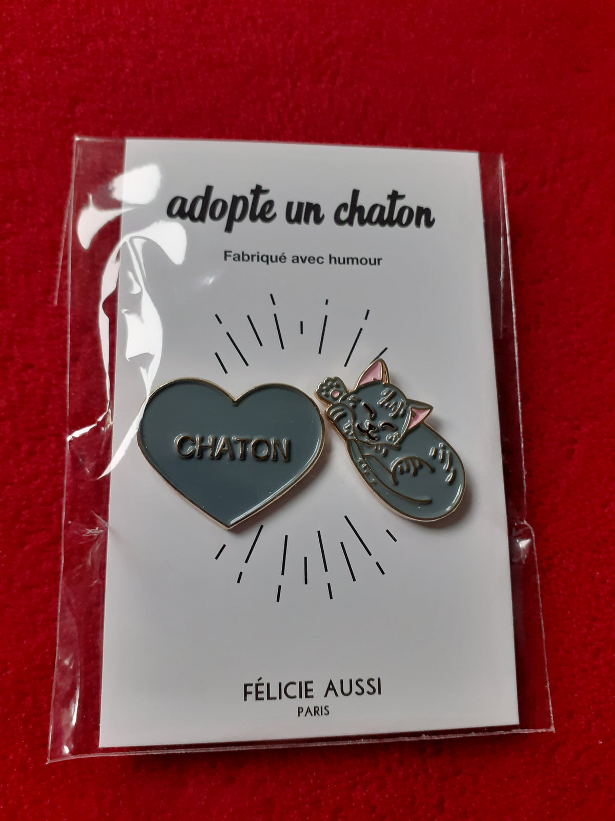 Félicie Aussi - Pin’s – CHATON Duo