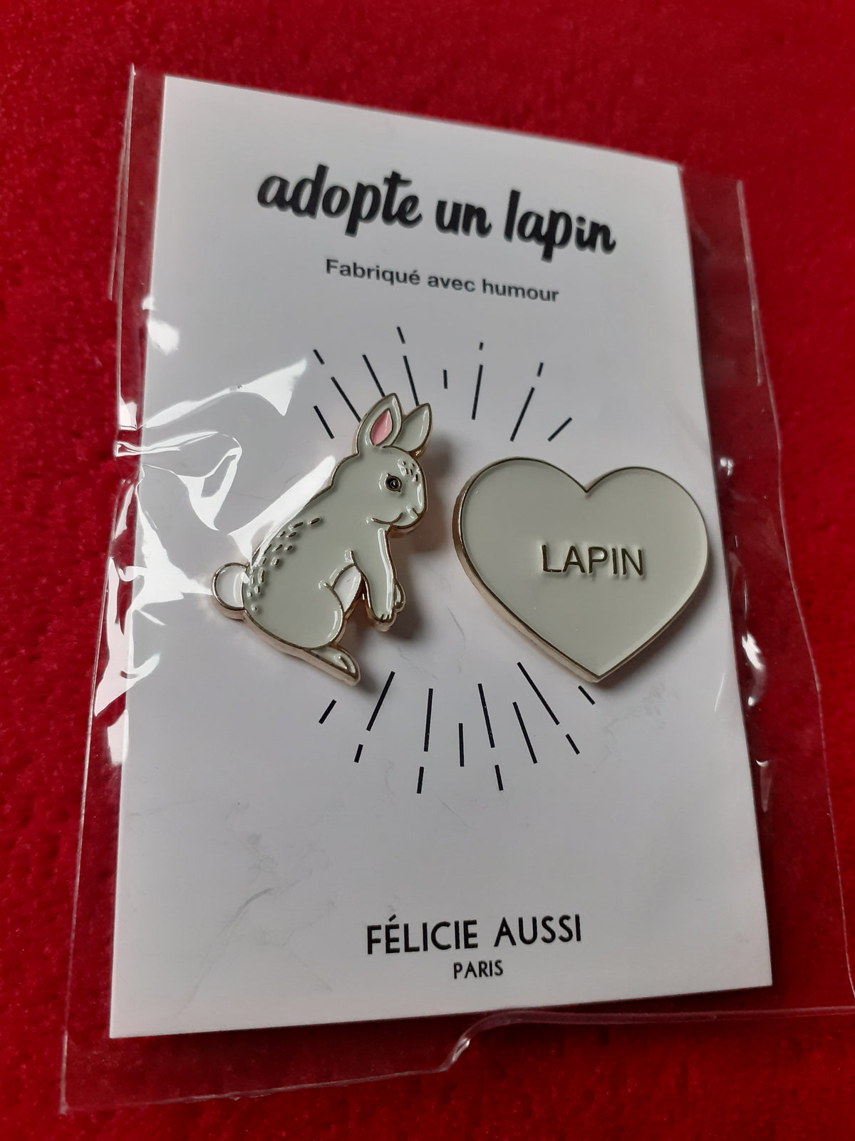 Félicie Aussi - Pin’s – Lapin Duo