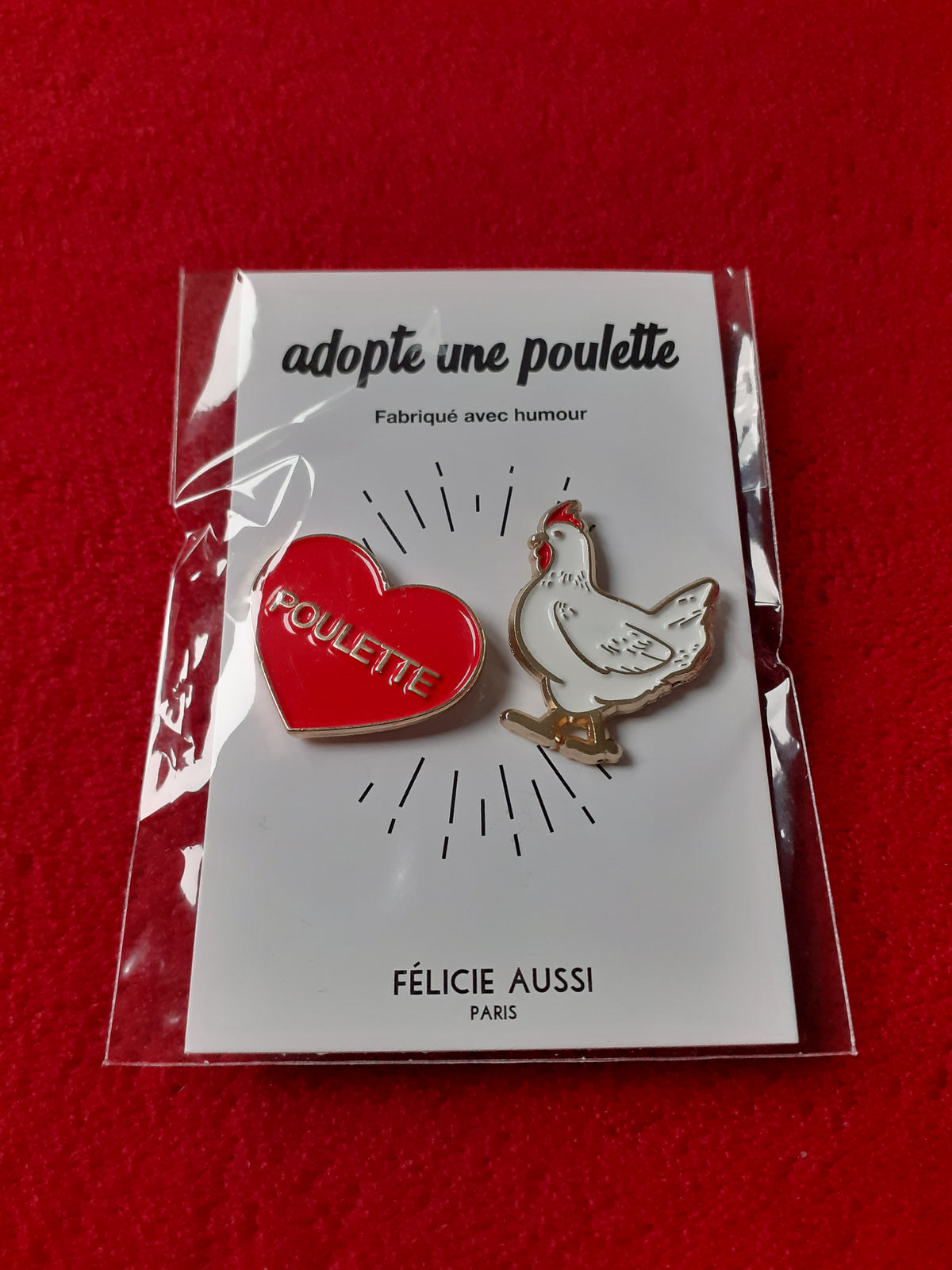 Félicie Aussi - Pin’s – Poulette Duo