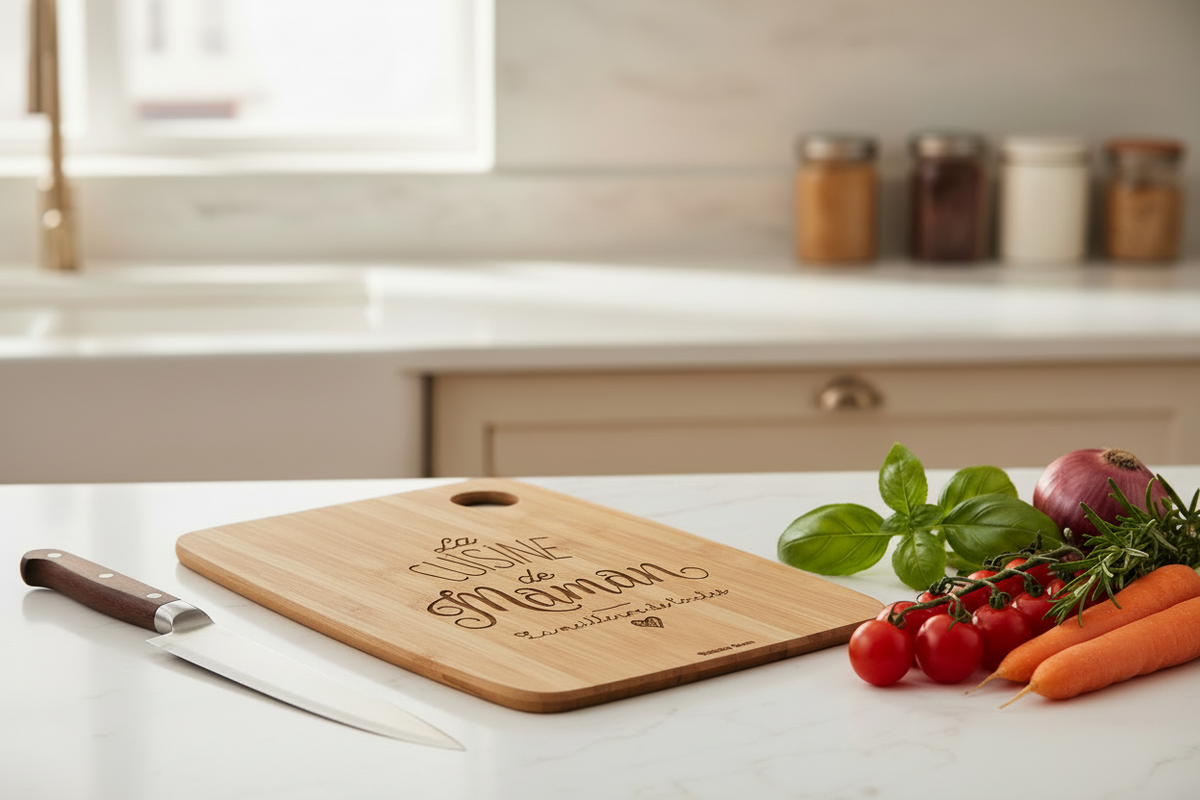 Planche en bois - La Cuisine de Maman