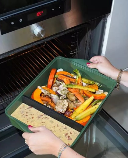 Cookut - Plat à four ajustable GM – Fougère