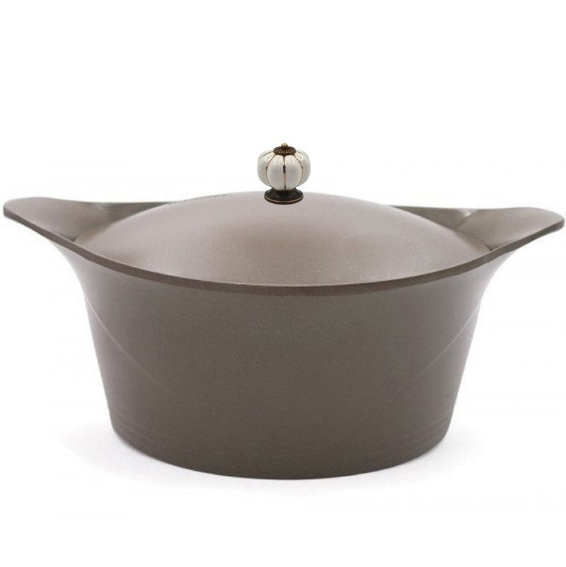 Cookut - L'Incroyable COCOTTE 28cm - Moka (poignée & maniques au choix incluses)
