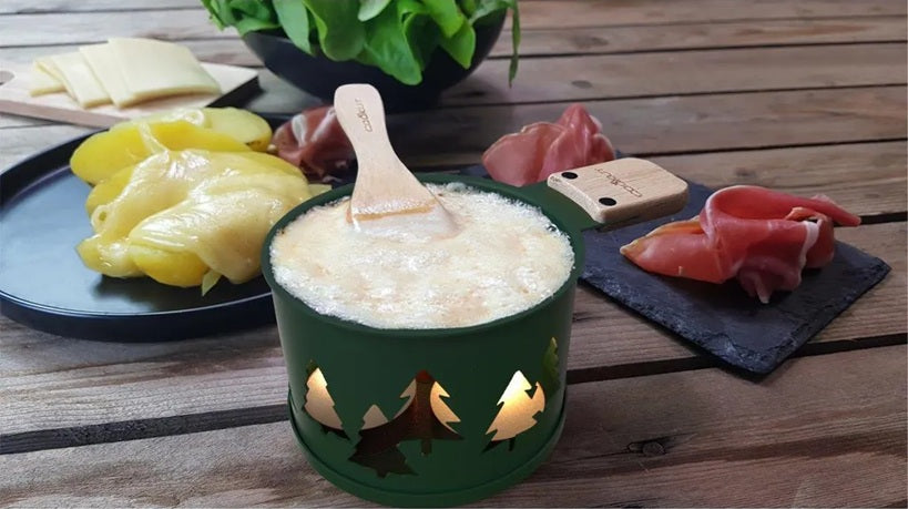 Cookut raclette à la bougie sapins vert