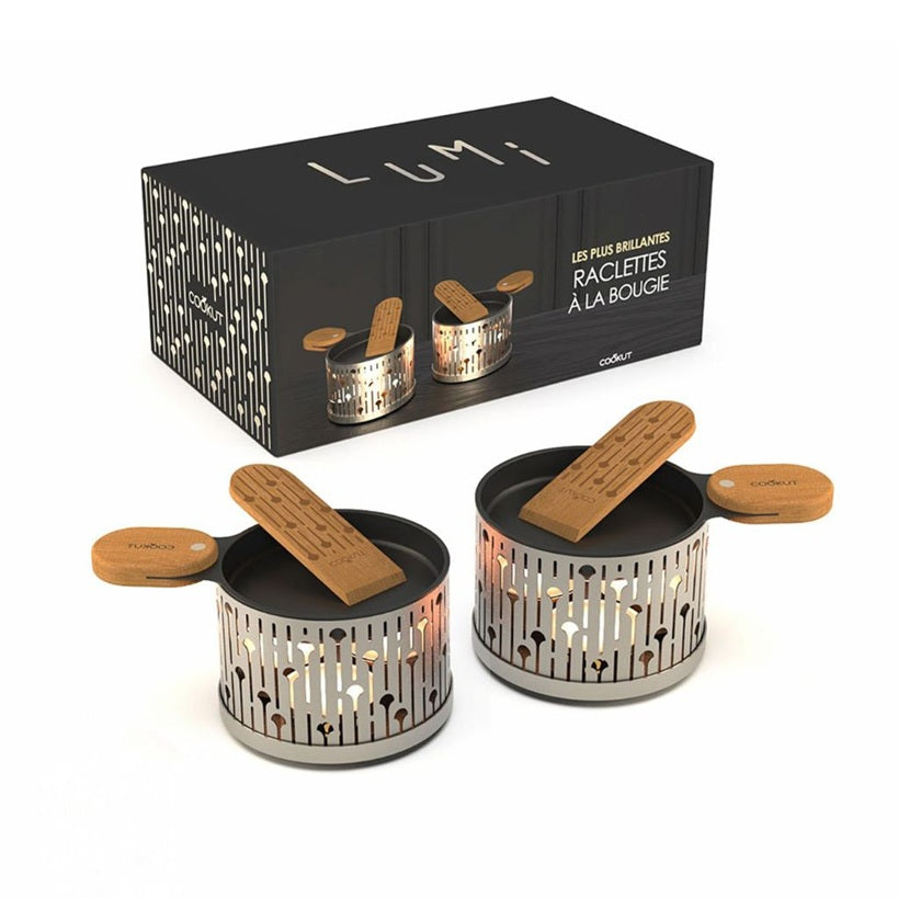 Cookut raclette à la bougie coffret champagne