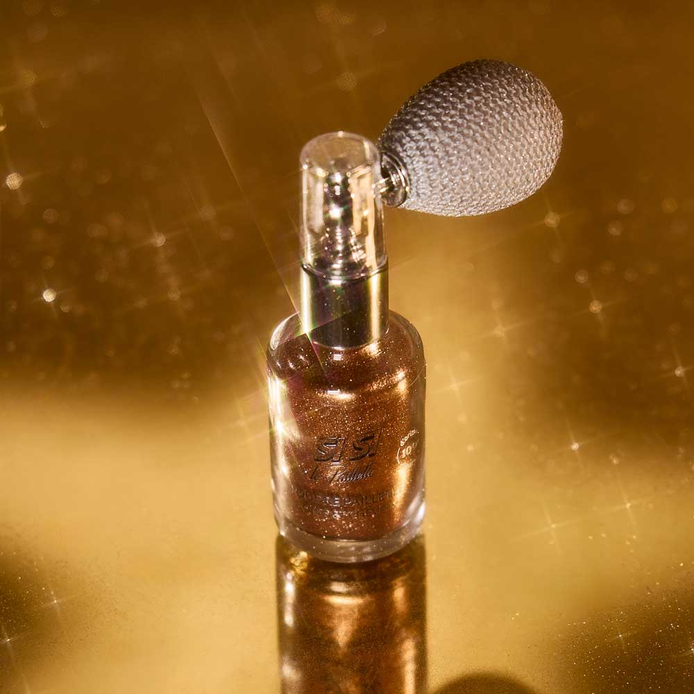 Si Si La Paillette Spray pailleté bronze