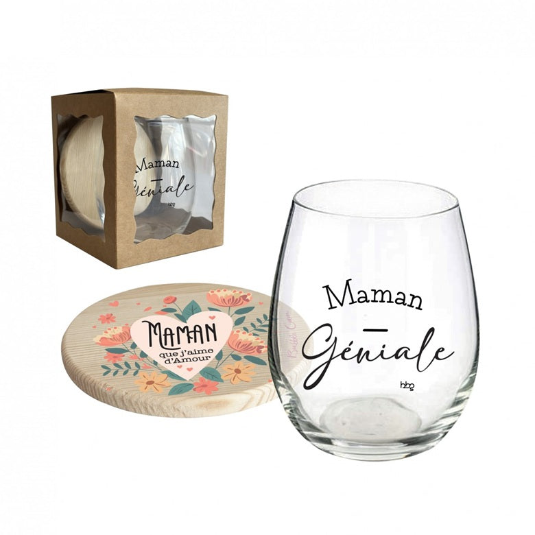 Verre et Sous-Verre - Maman Géniale