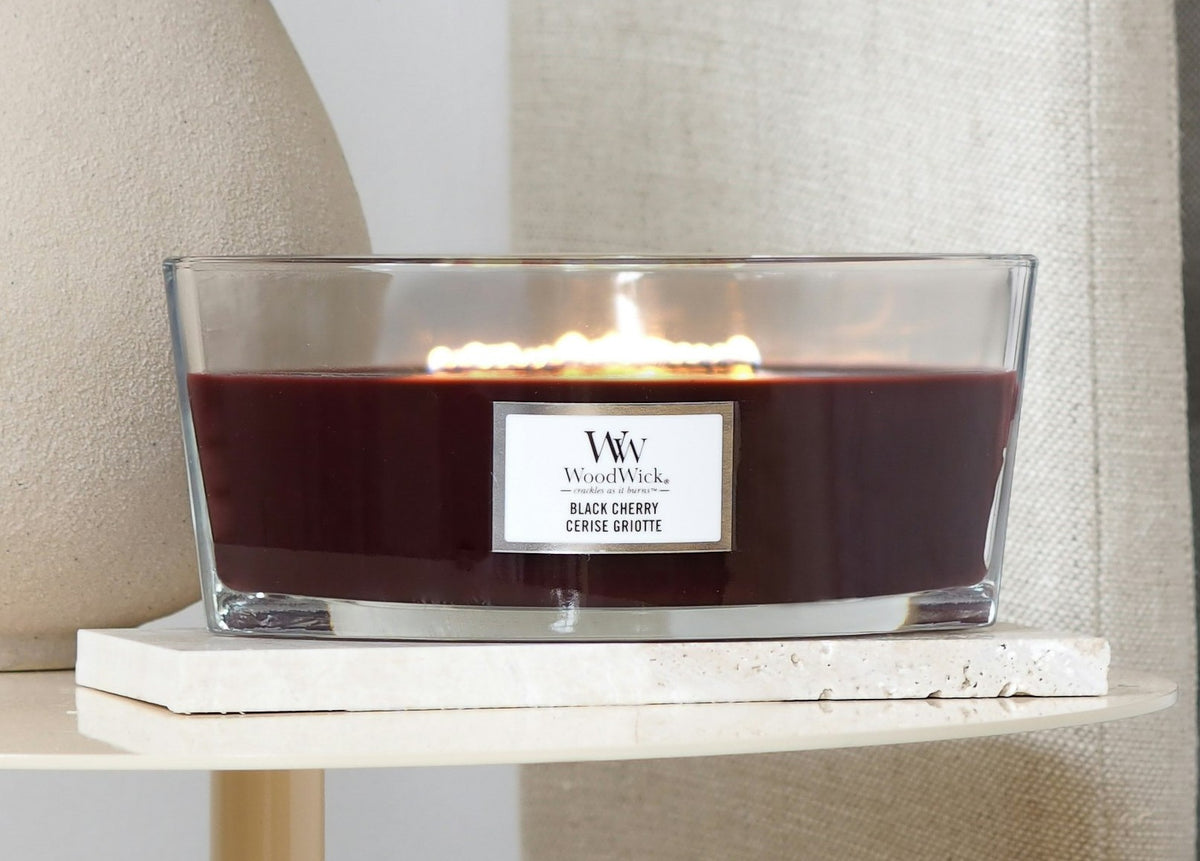 Woodwick Ellipse Black Cherry (Cerise Griotte) 453gr