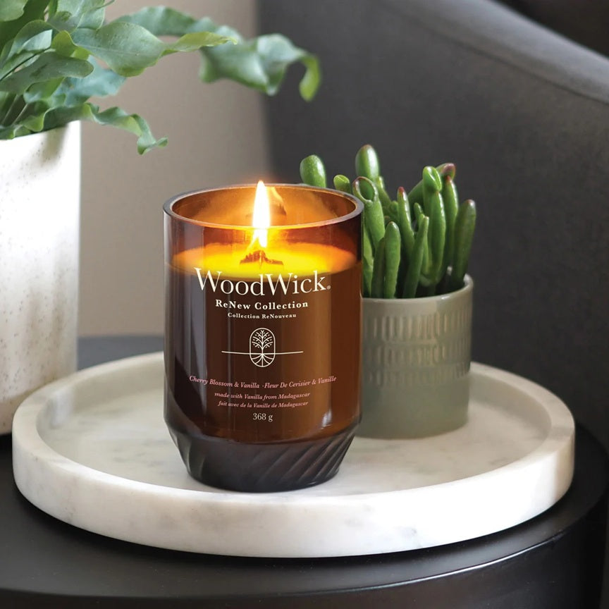 Woodwick Fleur de cerisier & Vanille Large