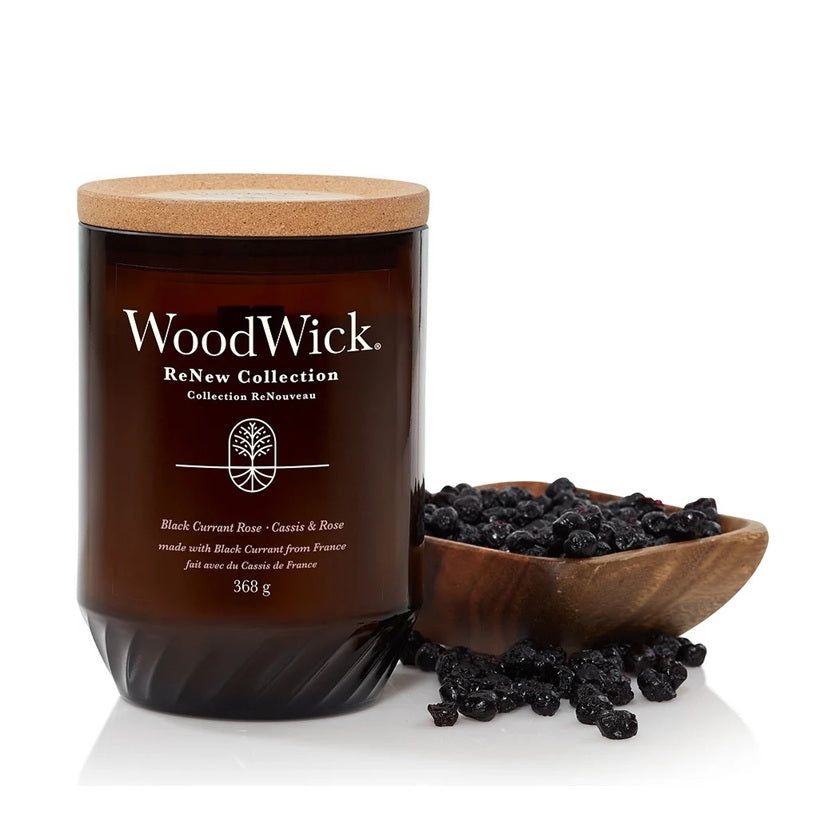 Woodwick Black Currant Rose Large