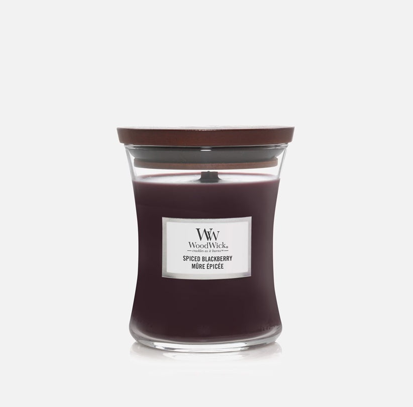 Woodwick Mûre Épicée Moyenne