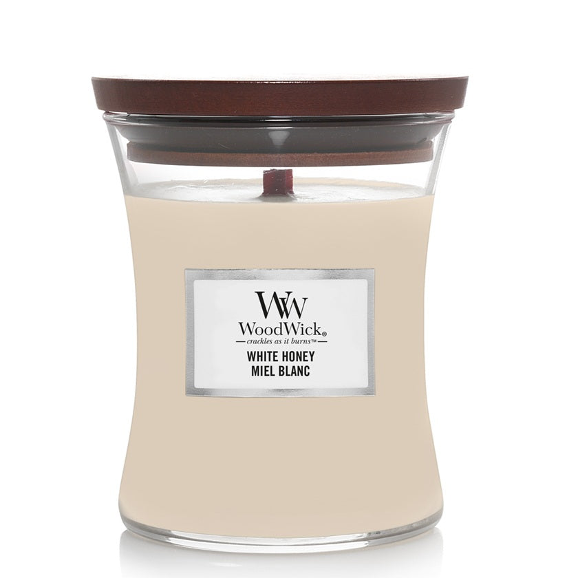 Woodwick Miel Blanc Moyenne