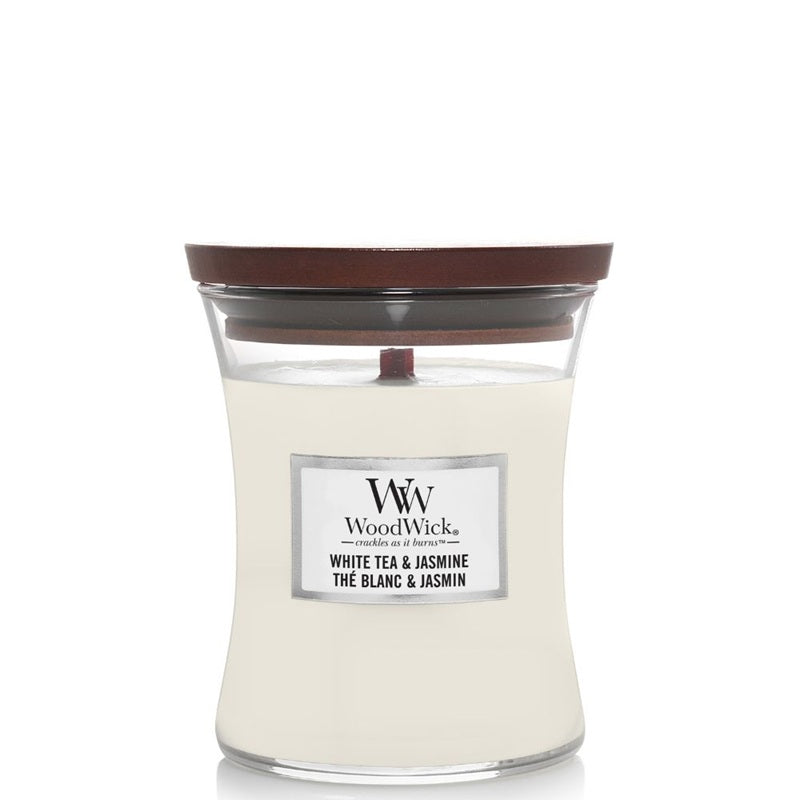 Woodwick White Tea & Jasmine Medium