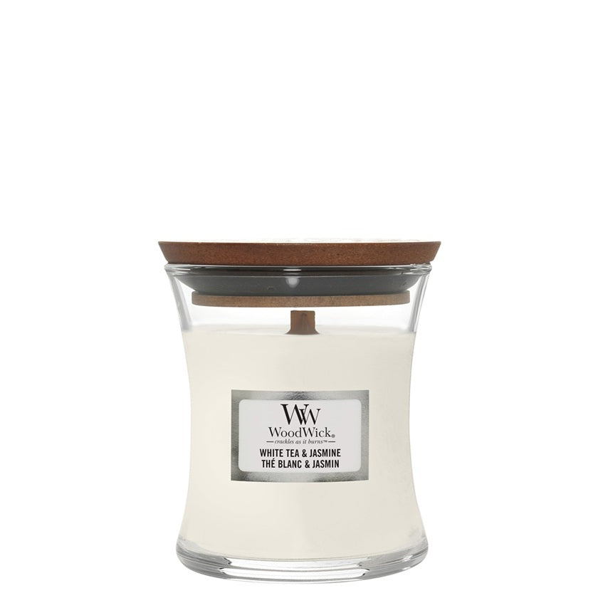 Woodwick White Tea & Jasmine Mini