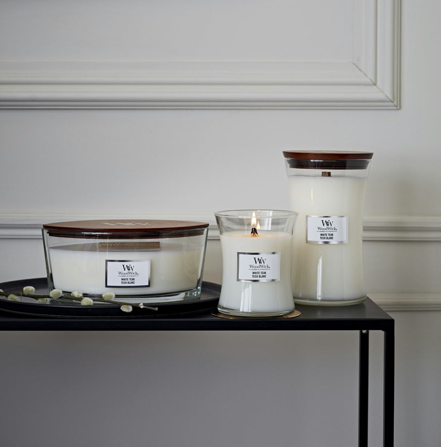 Woodwick White Teak