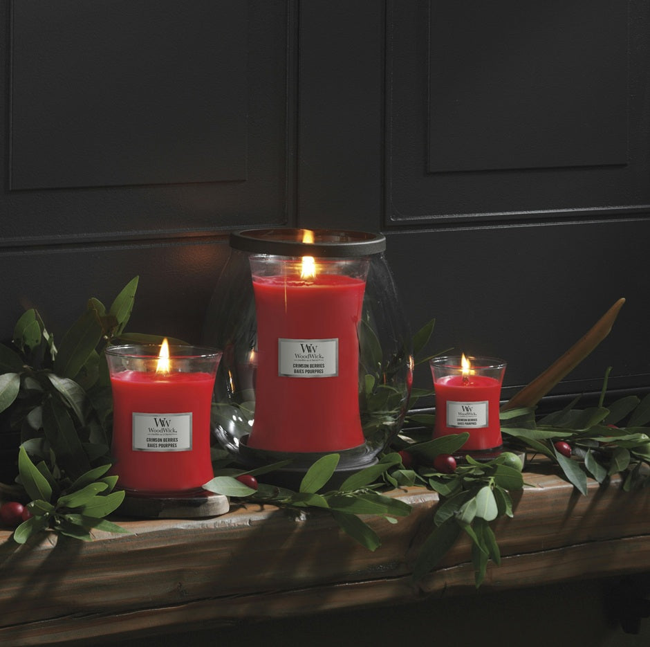 Woodwick Mini Crimson Berries (Baies Pourpres) 85gr