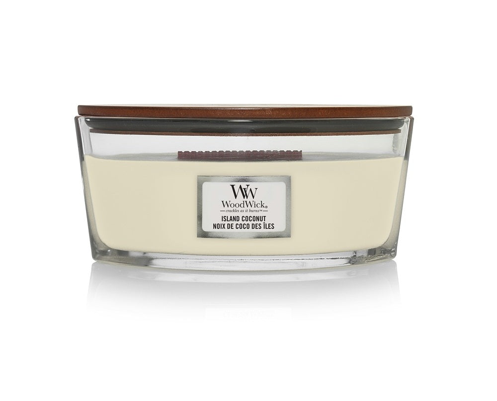 Woodwick Ellipse Island Coconut (Noix de Coco des Îles) 453gr