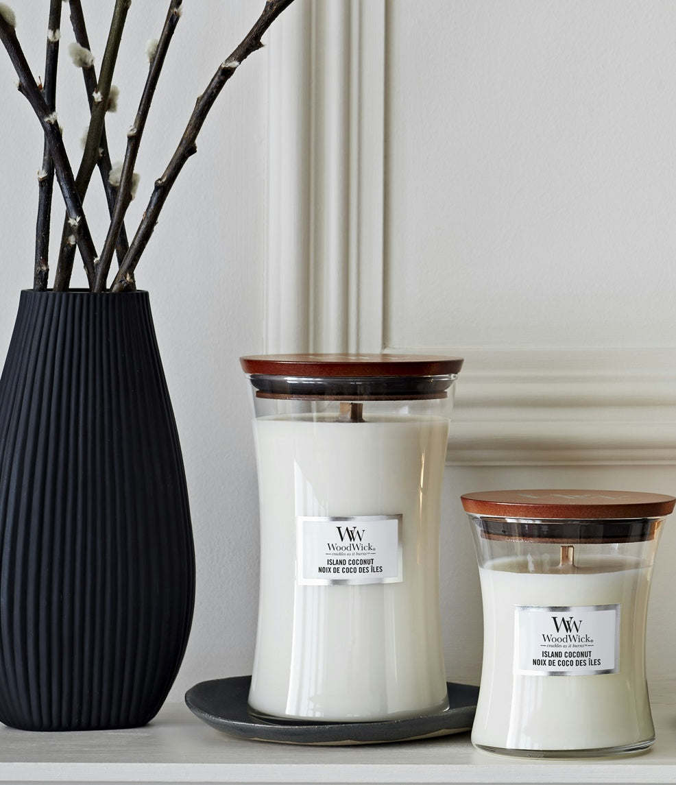 Woodwick Large Island Coconut (Noix de Coco des Îles) 609gr