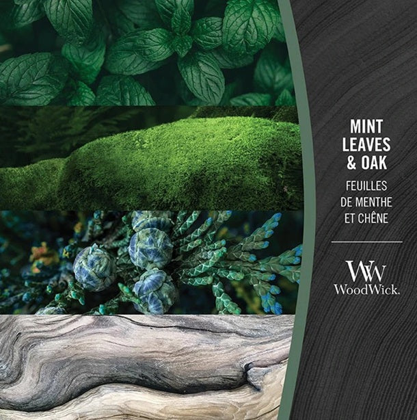 Woodwick Mint Leaves & Oak