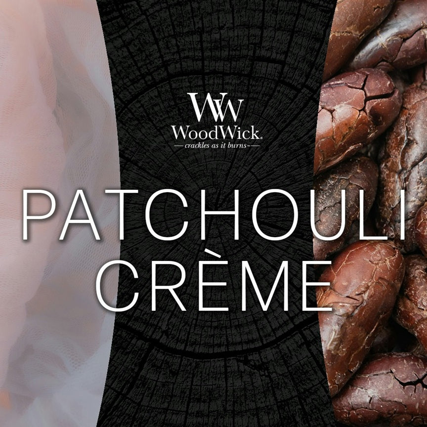 Woodwick Patchouli Crème