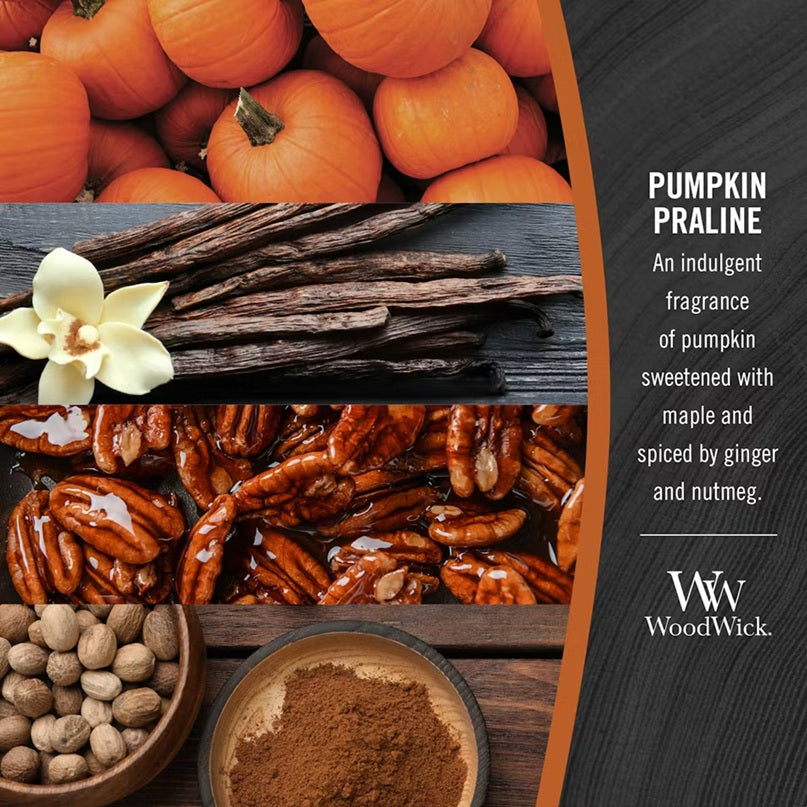 Woodwick pumpkin praline