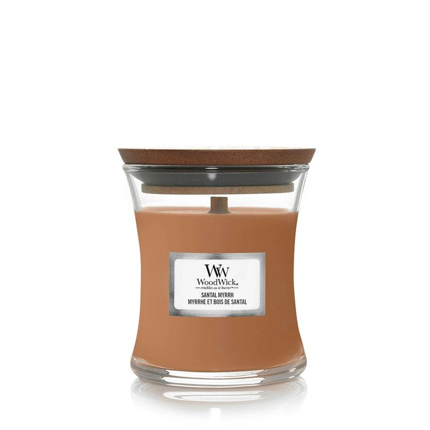 Woodwick Myrrhe & Bois de Santal Mini