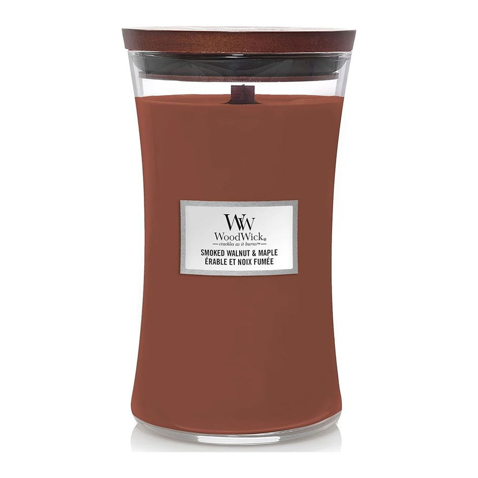 Woodwick Erable & Noix Fumée Large
