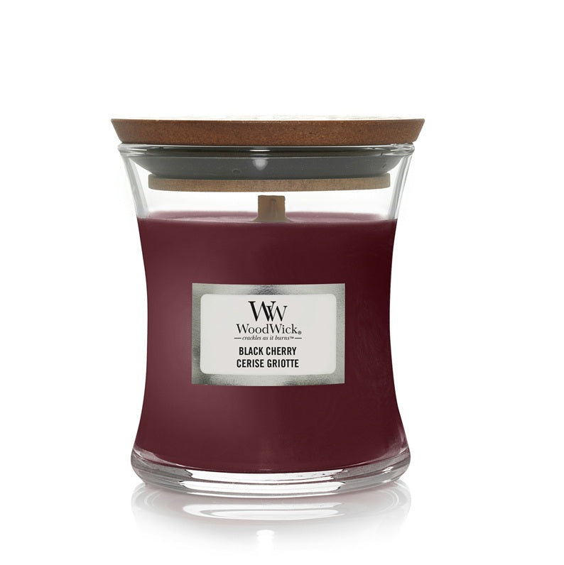 Woodwick Mini Black Cherry (Cerise Griotte) 85gr