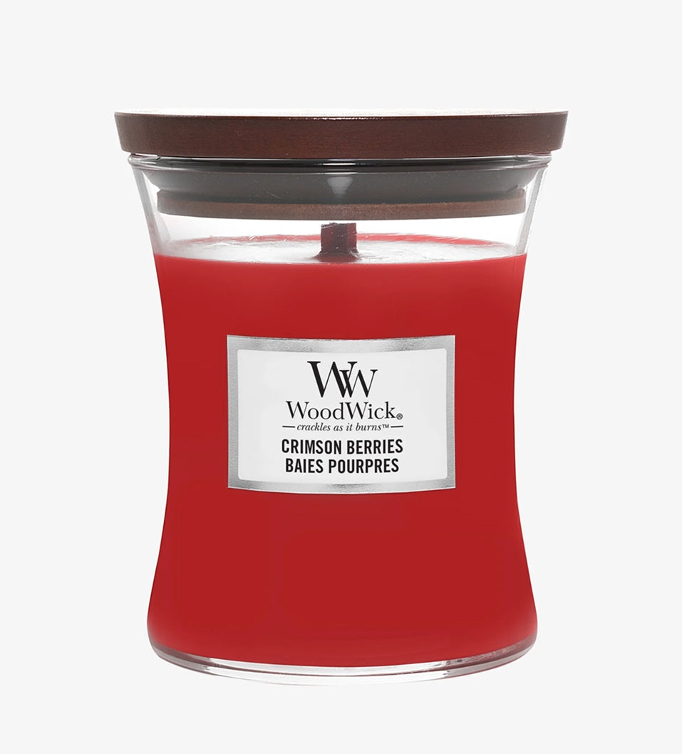 Woodwick Medium Crimson Berries (Baies Pourpres) 275gr