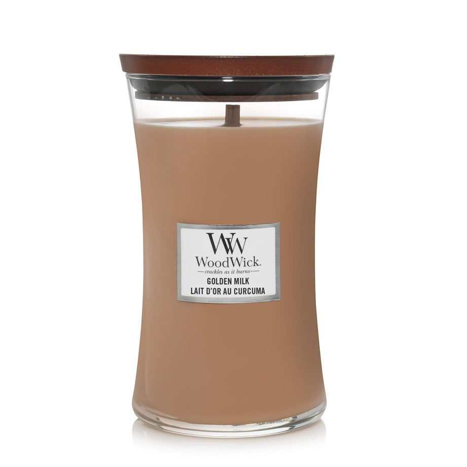 Woodwick Large Golden Milk (Lait d'Or au Curcuma) 609gr