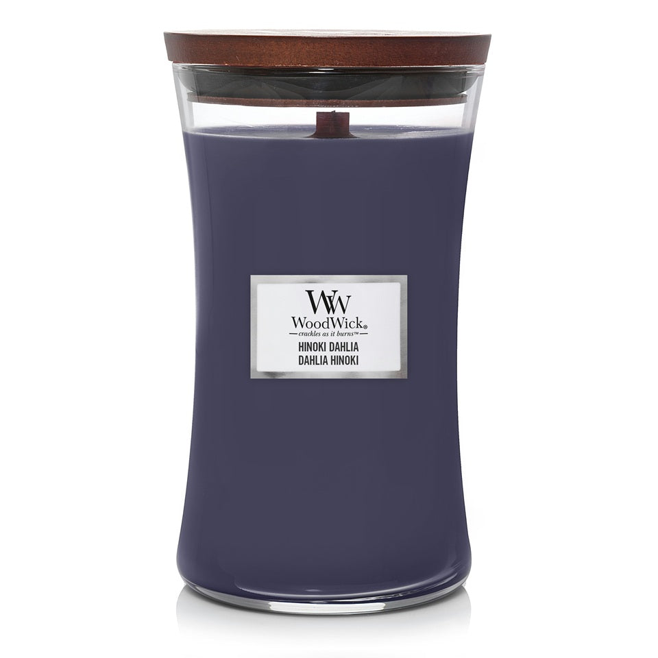 Woodwick Large Hinoki Dahlia 609gr