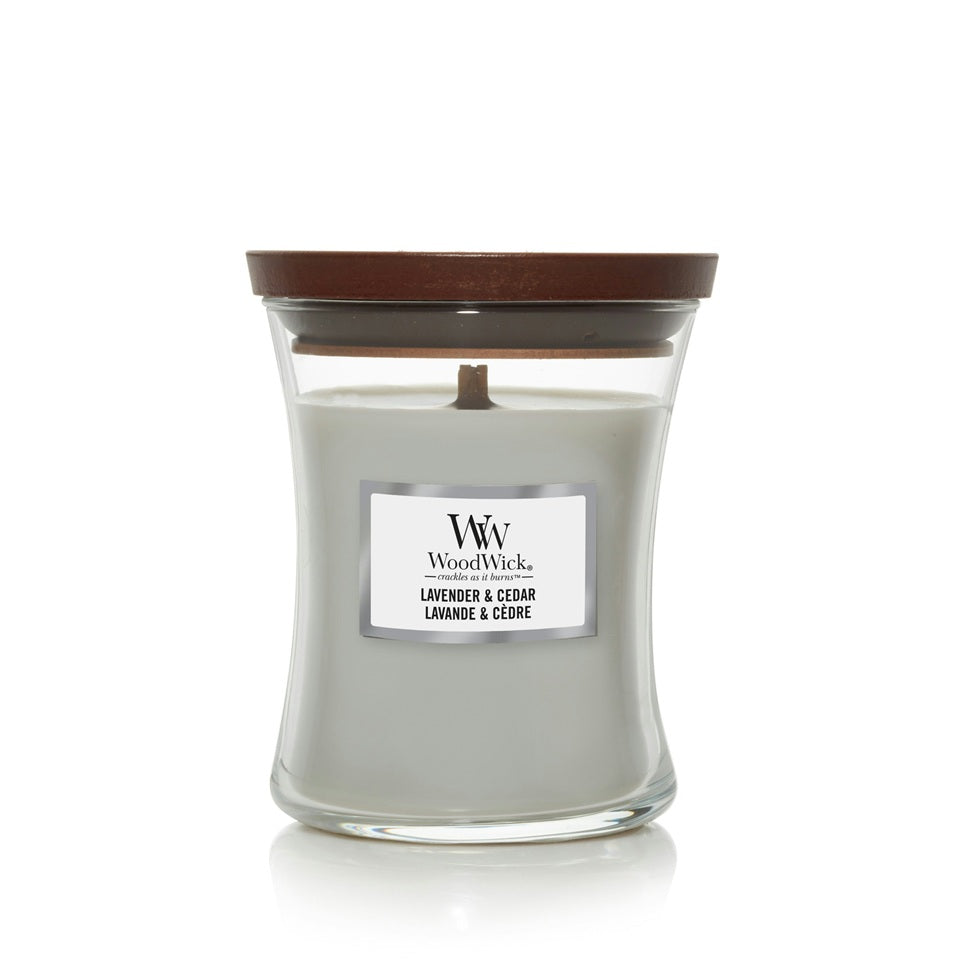 Woodwick Medium Lavender & Cedar 275gr