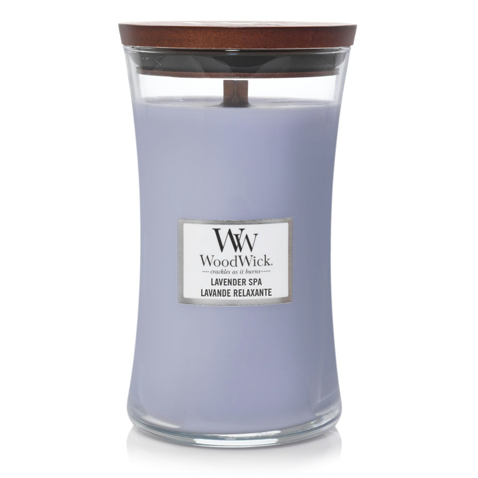 Woodwick Large Lavender Spa (Lavande Relaxante) 609gr