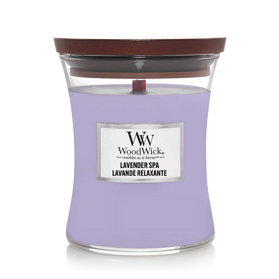 Woodwick Medium Lavender Spa (Lavande Relaxante) 275gr