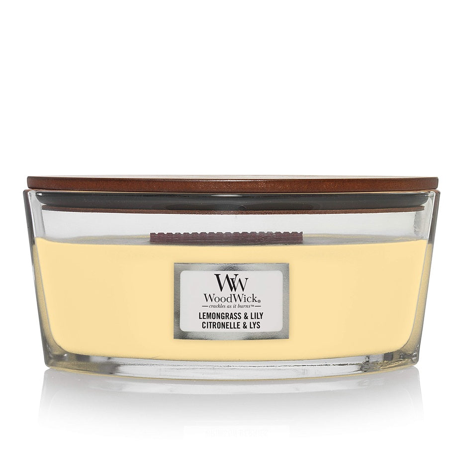 Woodwick Ellipse Lemongrass & Lily (Citronnelle & Lys) 453gr