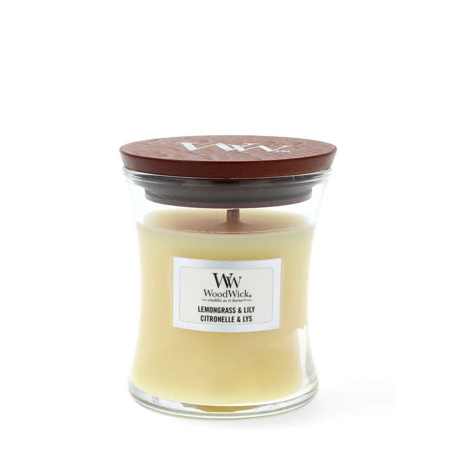 Woodwick Mini Lemongrass & Lily (Citronnelle & Lys) 85gr