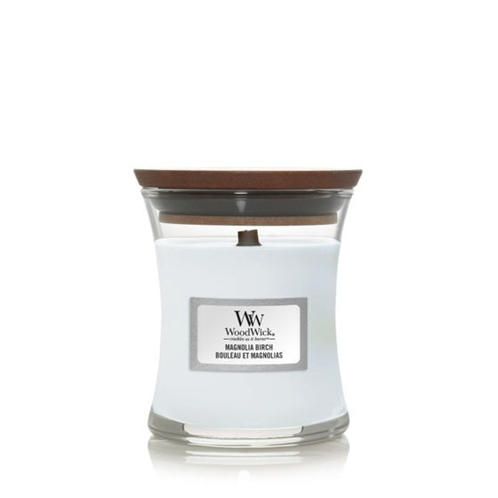 Woodwick Mini Magnolia Birch (Bouleau & Magnolia) 85gr