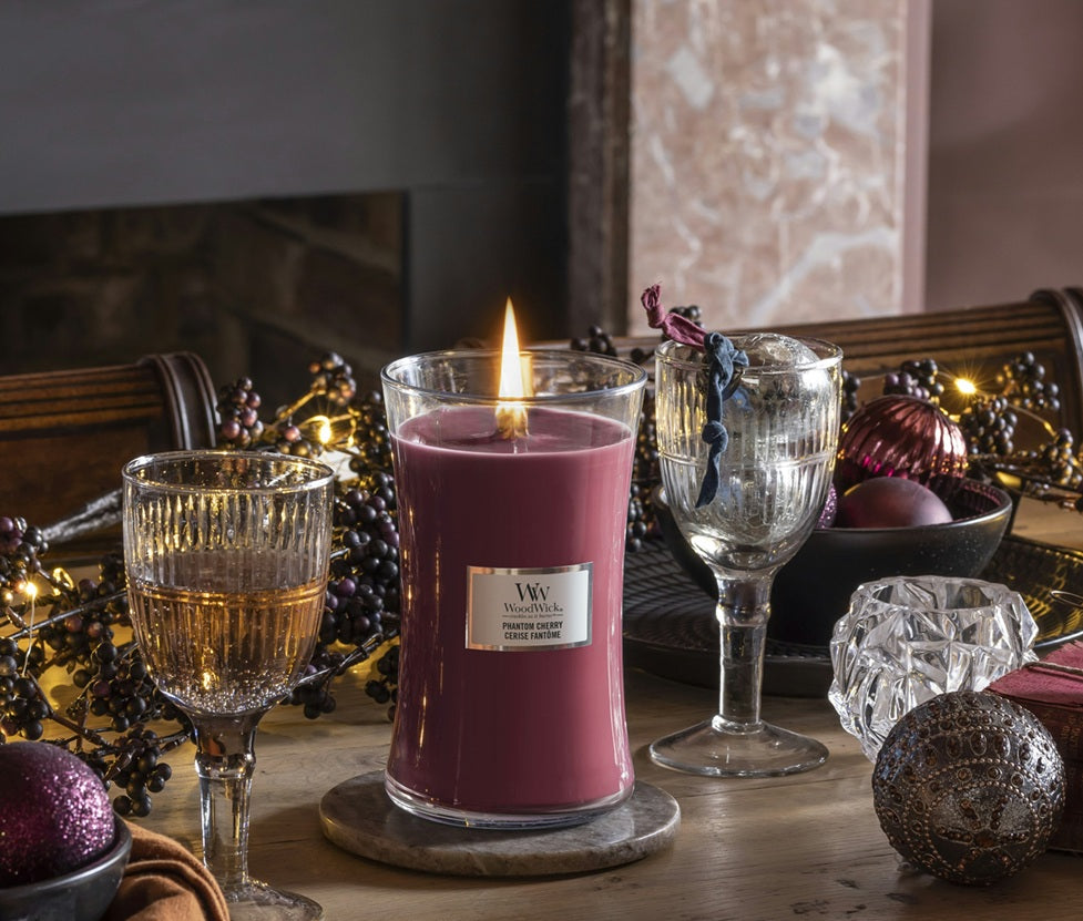 Woodwick Cerise Fantôme Large