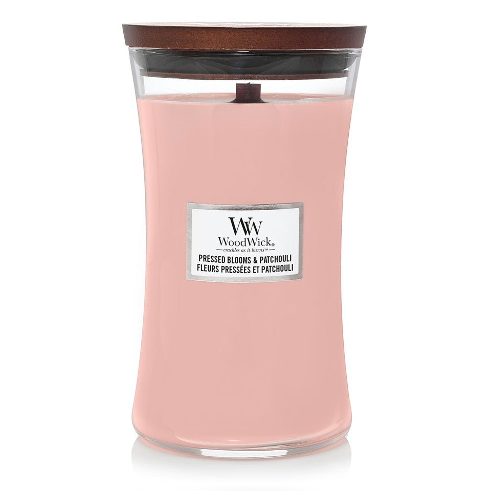 Woodwick Fleurs Pressées & Patchouli Large