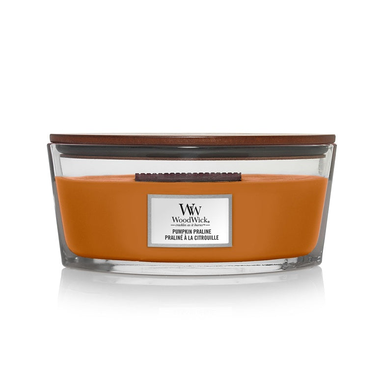 Woodwick praliné à la citrouille ellipse