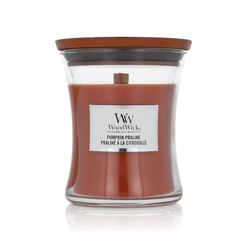 Woodwick praliné à la citrouille moyenne