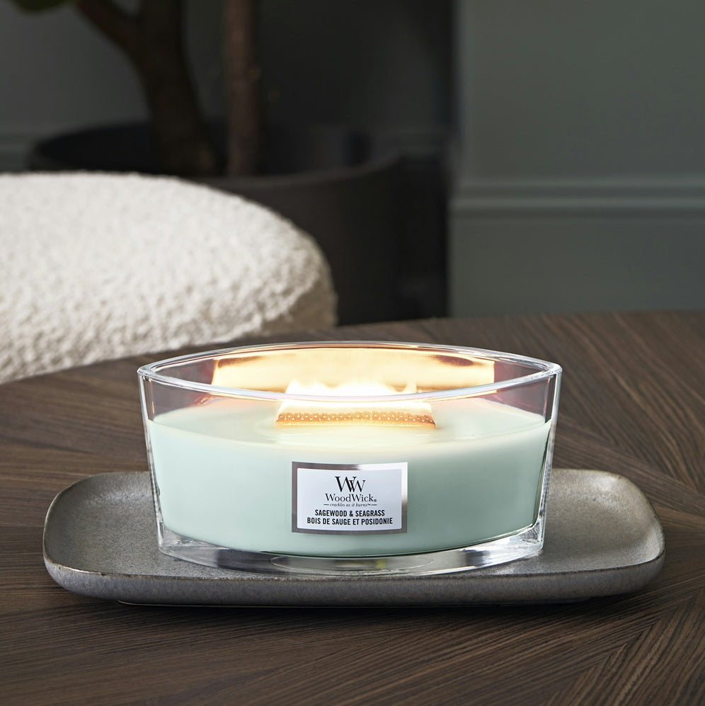 Woodwick Bois de Sauge & Posidonie Ellipse