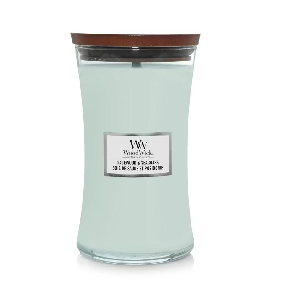 Woodwick Bois de Sauge & Posidonie Large