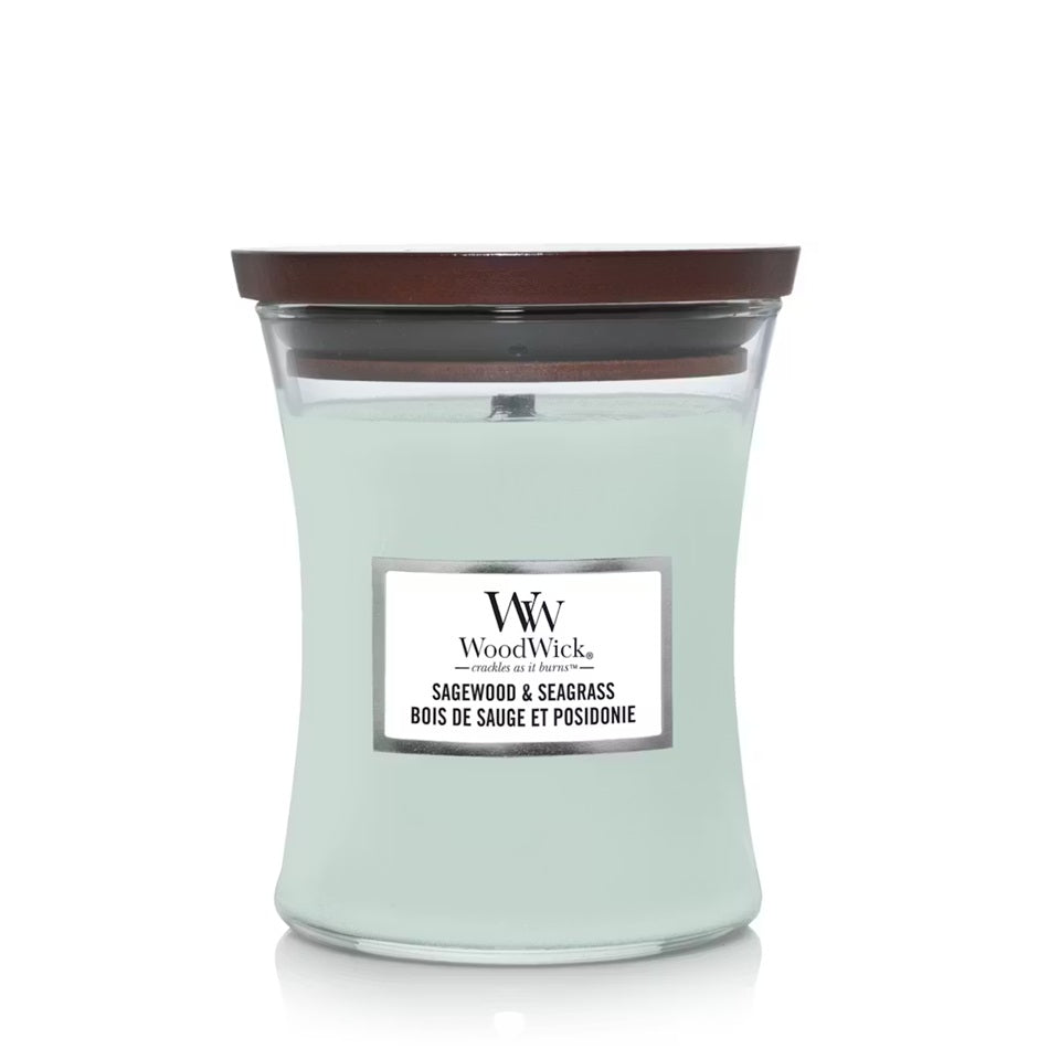 Woodwick Bois de Sauge & Posidonie Moyenne