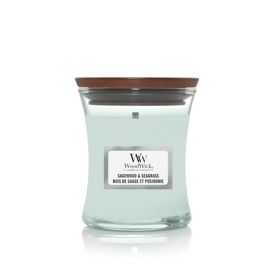 Woodwick Bois de Sauge & Posidonie Mini
