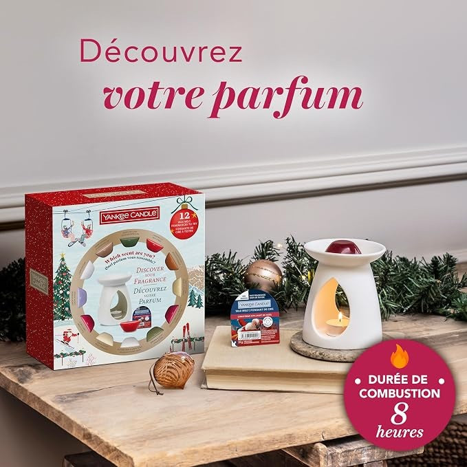Yankee Candle Coffret 12 tarts + Brûleur Après Ski Collection